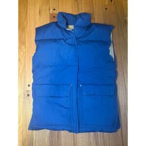 Altra Puffer Down Vest Blue Boulder Colorado USA